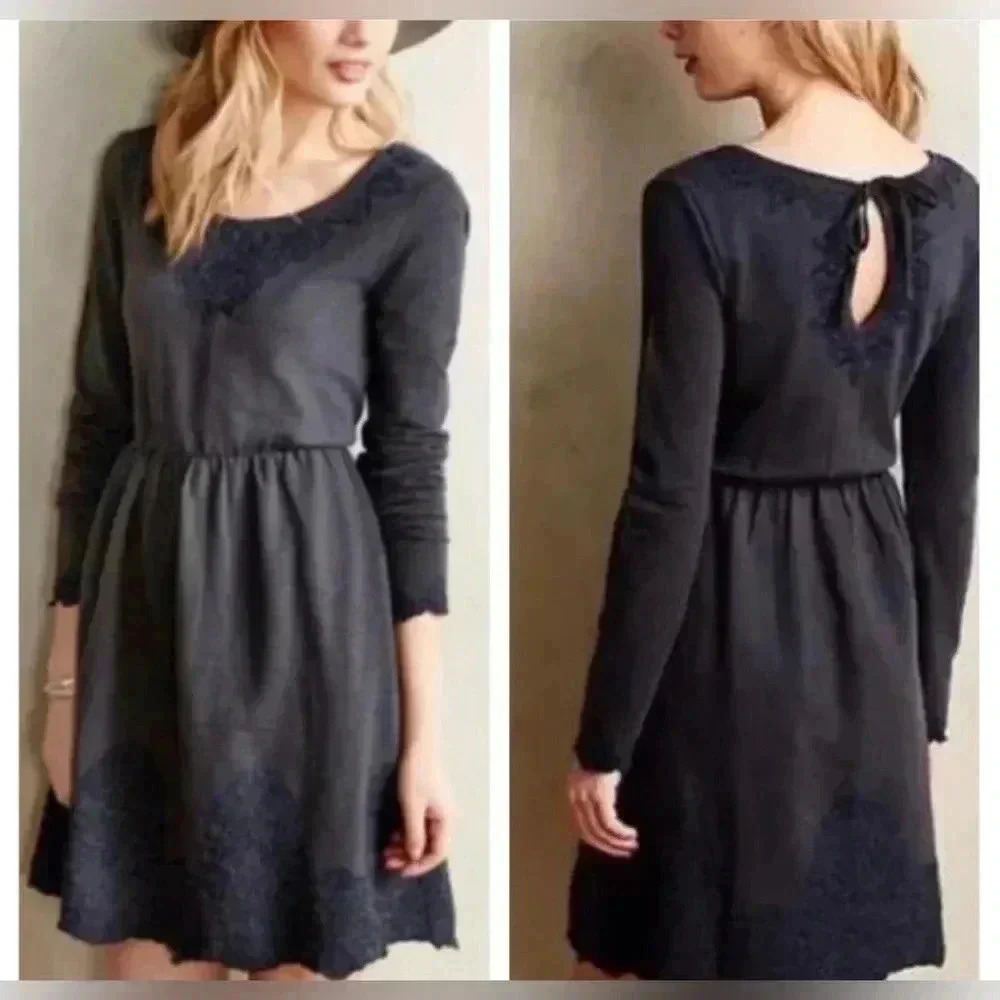 Anthropologie Saturday Sunday Ellie Embroidered Dress